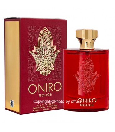 مشاهده قیمت و خرید ادکلن اسپرت فراگرنس ورد اونیرو روژ Fragrance World Oniro Rouge حجم 100 میلی لیتر | فروشگاه اینترنتی آف یو