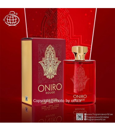 مشاهده قیمت و خرید ادکلن اسپرت فراگرنس ورد اونیرو روژ Fragrance World Oniro Rouge حجم 100 میلی لیتر | فروشگاه اینترنتی آف یو
