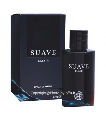 مشاهده قیمت و خرید ادو پرفيوم مردانه فراگرنس ورد مدل Fragrance World SUAVE Elixir (سواوی الکسیر) حجم 100 میلی لیتر | فروشگاه این
